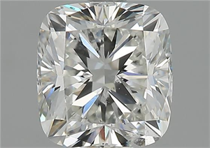 Foto Diamante Natural 1.71 quilates, Del cojín , Color G, claridad SI1 y certificado GIA de