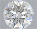 Natural Diamond 0.71 Carats, Round with Very Good Cut, J Color, VVS2 Clarity and Certified by GIA