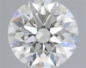Picture of Natural Diamond 0.71 Carats, Round with Very Good Cut, J Color, VVS2 Clarity and Certified by GIA