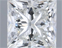 Natural Diamond 0.71 Carats, Princess with  Cut, H Color, IF Clarity and Certified by GIA