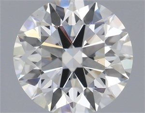 Picture of Natural Diamond 0.72 Carats, Round with Excellent Cut, I Color, VS1 Clarity and Certified by GIA