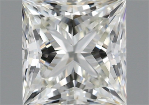 Picture of Natural Diamond 0.72 Carats, Princess with  Cut, K Color, VS2 Clarity and Certified by GIA
