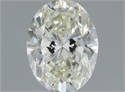 Diamante Natural 0.72 quilates, Ovalado , Color K, claridad SI1 y certificado GIA