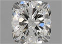 Natural Diamond 1.50 Carats, Cushion with  Cut, H Color, SI1 Clarity and Certified by GIA
