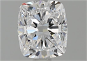 Natural Diamond 1.01 Carats, Cushion with  Cut, D Color, VVS2 Clarity and Certified by GIA
