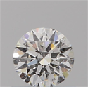Natural Diamond 0.41 Carats, Round with Excellent Cut, G Color, I1 Clarity and Certified by GIA