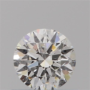 Picture of Natural Diamond 0.41 Carats, Round with Excellent Cut, G Color, I1 Clarity and Certified by GIA