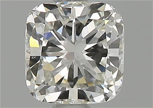Picture of Natural Diamond 0.91 Carats, Cushion with  Cut, J Color, VS2 Clarity and Certified by GIA