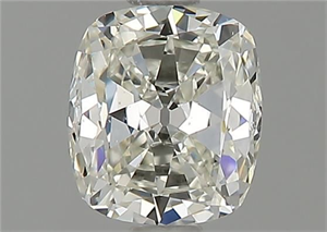 Picture of Natural Diamond 0.88 Carats, Cushion with  Cut, J Color, VS1 Clarity and Certified by GIA