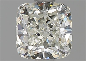 Picture of Natural Diamond 0.90 Carats, Cushion with  Cut, J Color, SI1 Clarity and Certified by GIA