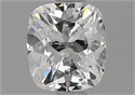Natural Diamond 0.72 Carats, Cushion with  Cut, E Color, I2 Clarity and Certified by GIA