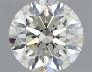 Picture of Natural Diamond 0.90 Carats, Round with Very Good Cut, K Color, VVS1 Clarity and Certified by GIA
