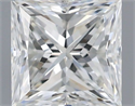 Natural Diamond 0.80 Carats, Princess with  Cut, I Color, VVS2 Clarity and Certified by GIA