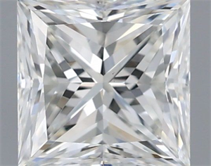 Picture of Natural Diamond 0.80 Carats, Princess with  Cut, I Color, VVS2 Clarity and Certified by GIA