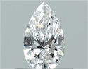 Natural Diamond 0.41 Carats, Pear with  Cut, D Color, VVS1 Clarity and Certified by GIA