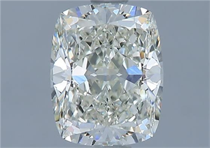 Foto Diamante Natural 1.51 quilates, Del cojín , Color K, claridad VS1 y certificado GIA de