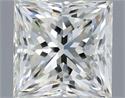 Natural Diamond 0.80 Carats, Princess with  Cut, L Color, VVS2 Clarity and Certified by GIA