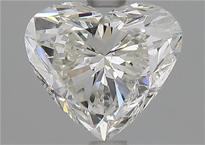 Picture of Natural Diamond 1.60 Carats, Heart with  Cut, I Color, SI2 Clarity and Certified by GIA