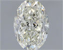 Natural Diamond 0.90 Carats, Oval with  Cut, K Color, VS1 Clarity and Certified by GIA
