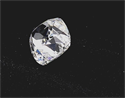 Natural Diamond 1.02 Carats, Cushion with  Cut, E Color, VS1 Clarity and Certified by GIA