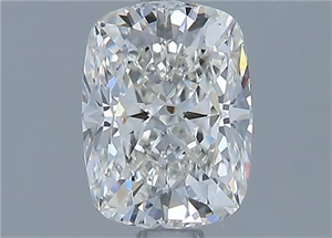 Picture of Natural Diamond 1.01 Carats, Cushion with  Cut, I Color, VVS1 Clarity and Certified by GIA