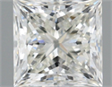 Natural Diamond 0.85 Carats, Princess with  Cut, K Color, VVS2 Clarity and Certified by GIA