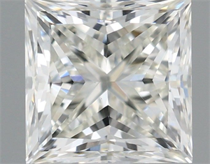 Picture of Natural Diamond 0.85 Carats, Princess with  Cut, K Color, VVS2 Clarity and Certified by GIA