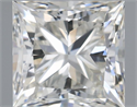 Natural Diamond 1.00 Carats, Princess with  Cut, K Color, VVS1 Clarity and Certified by GIA