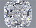 Natural Diamond 1.00 Carats, Cushion with  Cut, D Color, SI2 Clarity and Certified by GIA