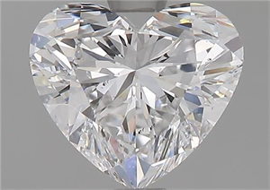 Picture of Natural Diamond 1.52 Carats, Heart with  Cut, D Color, VS2 Clarity and Certified by GIA