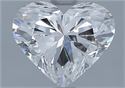 Natural Diamond 1.50 Carats, Heart with  Cut, E Color, VS2 Clarity and Certified by GIA