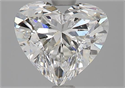 Natural Diamond 1.80 Carats, Heart with  Cut, G Color, SI1 Clarity and Certified by GIA