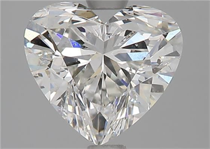 Picture of Natural Diamond 1.80 Carats, Heart with  Cut, G Color, SI1 Clarity and Certified by GIA