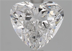 Foto Diamante Natural 1.71 quilates, Corazón , Color E, claridad SI2 y certificado GIA de