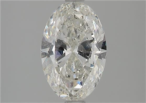 Picture of Natural Diamond 1.50 Carats, Oval with  Cut, H Color, I1 Clarity and Certified by GIA