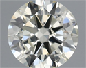 Natural Diamond 0.40 Carats, Round with Excellent Cut, M Color, SI2 Clarity and Certified by IGI