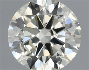 Picture of Natural Diamond 0.40 Carats, Round with Excellent Cut, M Color, SI2 Clarity and Certified by IGI
