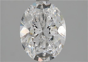 Foto Diamante Natural 1.51 quilates, Ovalado , Color D, claridad SI1 y certificado GIA de
