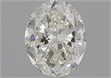 Natural Diamond 1.52 Carats, Oval with  Cut, I Color, SI2 Clarity and Certified by GIA