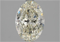 Natural Diamond 1.51 Carats, Oval with  Cut, K Color, VVS2 Clarity and Certified by GIA
