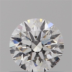 Foto Diamante Natural 0.54 quilates, Redondo , Color D, claridad VS2 y certificado GIA de