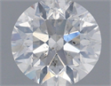 Natural Diamond 1.50 Carats, Round with Very Good Cut, G Color, I1 Clarity and Certified by IGI