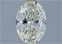 Natural Diamond 1.50 Carats, Oval with  Cut, K Color, VS2 Clarity and Certified by GIA