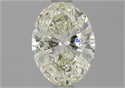 Natural Diamond 1.02 Carats, Oval with  Cut, L Color, SI2 Clarity and Certified by GIA