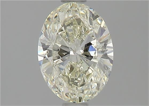 Picture of Natural Diamond 1.02 Carats, Oval with  Cut, L Color, SI2 Clarity and Certified by GIA