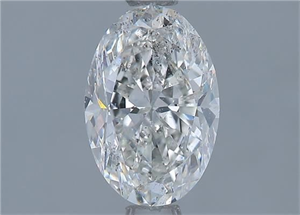 Picture of Natural Diamond 1.01 Carats, Oval with  Cut, H Color, SI2 Clarity and Certified by GIA