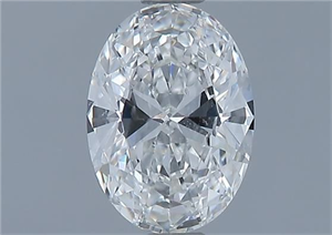 Foto Diamante Natural 0.81 quilates, Ovalado , Color F, claridad VVS1 y certificado GIA de