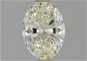 Natural Diamond 0.80 Carats, Oval with  Cut, L Color, VVS2 Clarity and Certified by GIA