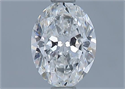 Natural Diamond 0.80 Carats, Oval with  Cut, F Color, VS1 Clarity and Certified by GIA