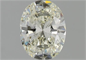 Natural Diamond 0.81 Carats, Oval with  Cut, L Color, SI1 Clarity and Certified by GIA